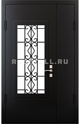 Железная двухстворчатая дверь RS37 - Изображение