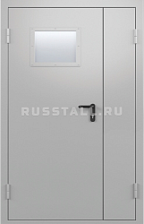 Железная двухстворчатая дверь RS118 - Изображение