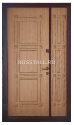 Дверь металлическая двухстворчатая RS871 - Изображение