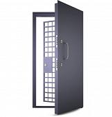 Банковская дверь с решеткой в кассу RS-362 - Изображение