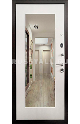 Металлическая дверь с зеркалом RS66 - Изображение