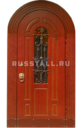 Стальная дверь со стеклом RS139 - Изображение