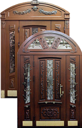 Арочные стальные двери - Изображение